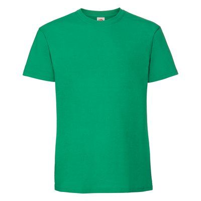 Camiseta Efecto piel de melocotón Kelly Green XXL