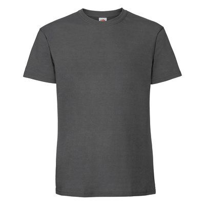 Camiseta Efecto piel de melocotón Light Graphite S