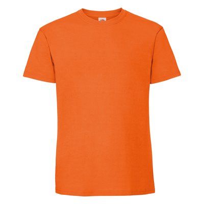 Camiseta Efecto piel de melocotón Orange XL
