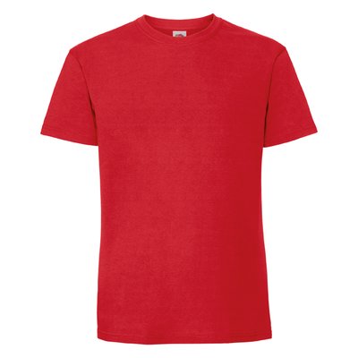 Camiseta Efecto piel de melocotón Red L