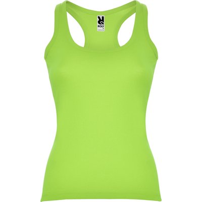 Camiseta entallada estilo nadadora Verde Mantis S