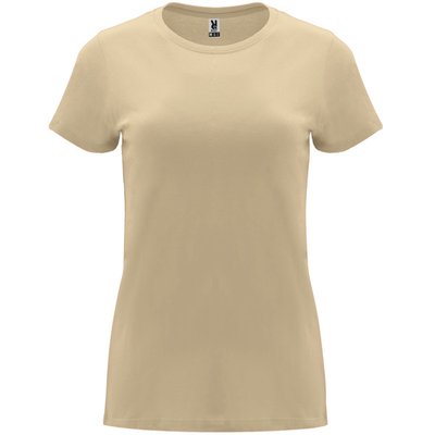 Camiseta entallada de manga corta con cuello redondo Angora S