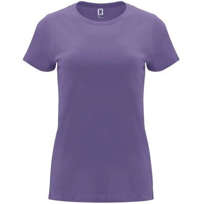 Camiseta entallada de manga corta con cuello redondo Iris Purpura Xl
