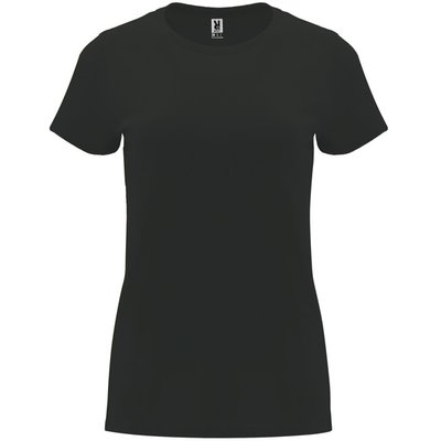 Camiseta entallada de manga corta con cuello redondo Plomo Oscuro Xl