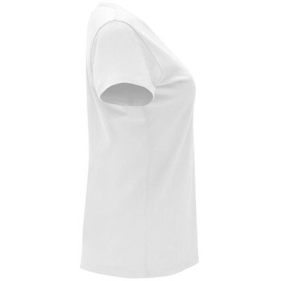 Camiseta entallada de manga corta con cuello redondo