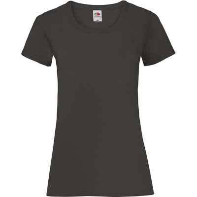 Camiseta entallada mujer 100% algodón Black M