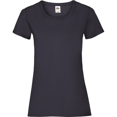 Camiseta entallada mujer 100% algodón Deep Navy S