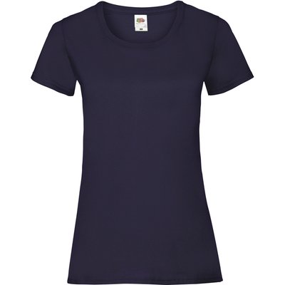 Camiseta entallada mujer 100% algodón Navy XXL