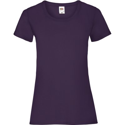 Camiseta entallada mujer 100% algodón Purple Xl