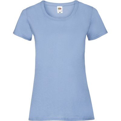 Camiseta entallada mujer 100% algodón Sky Blue XS