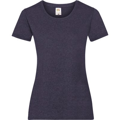 Camiseta entallada mujer 100% algodón Vintage Heather Navy S