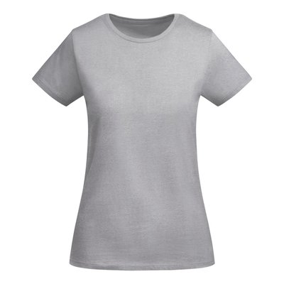 Camiseta entallada mujer algodón orgánico GRIS VIGORE 2XL