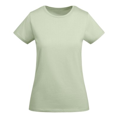 Camiseta entallada mujer algodón orgánico Verde Mist 2Xl