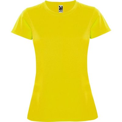 Camiseta Entallada Mujer Amarillo M