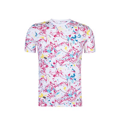 Camiseta con Estampado de Colores M