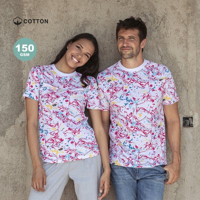 Camiseta con Estampado de Colores