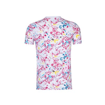 Camiseta con Estampado de Colores