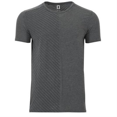 Camiseta con Estampado Lateral de Líneas EBANO VIGORE S