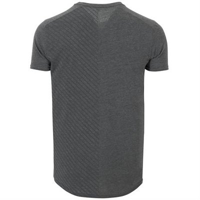 Camiseta con Estampado Lateral de Líneas
