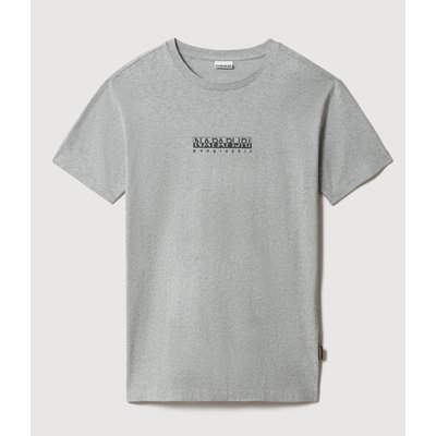 Camiseta Estilo urbano con logotipo Medium grey melange M