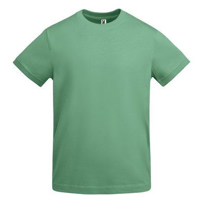 Camiseta Gruesa Algodón Hombre Menta Oscuro S