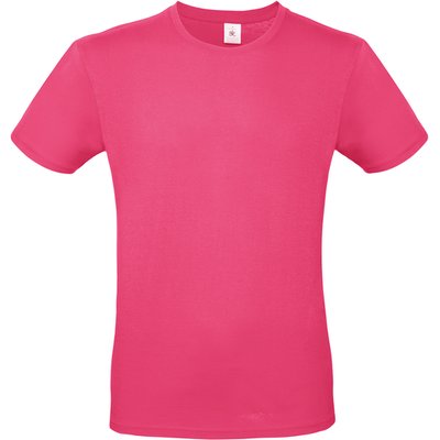 Camiseta hombre 100% algodón preencogido Fuchsia L