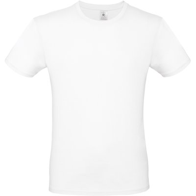 Camiseta hombre 100% algodón preencogido White 3XL