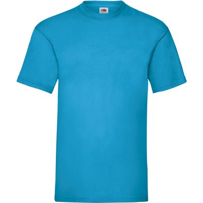 Camiseta hombre algodón cuello redondo Azur Blue M