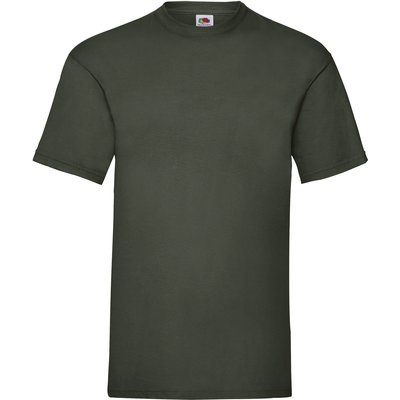 Camiseta hombre algodón cuello redondo Bottle Green S