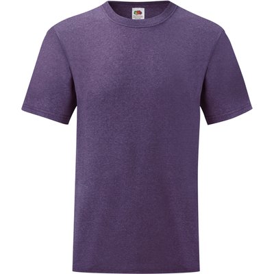 Camiseta hombre algodón cuello redondo Heather Purple 3Xl