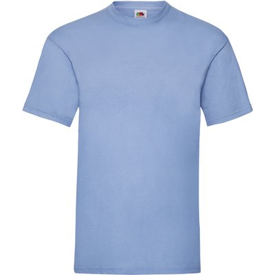 Camiseta hombre algodón cuello redondo Sky Blue M
