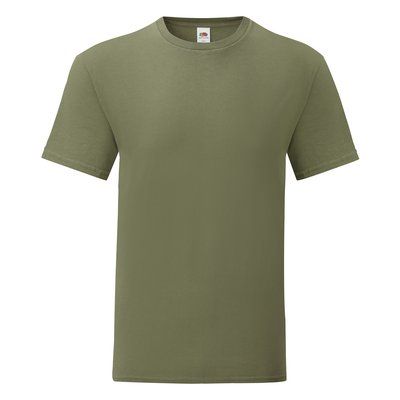 Camiseta hombre algodón peinado Classic Olive S