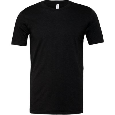 Camiseta hombre algodón poliéster Heather Black S