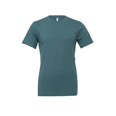 Camiseta hombre algodón poliéster Heather Deep Teal L