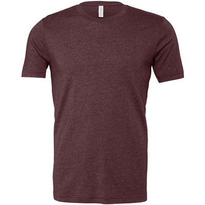 Camiseta hombre algodón poliéster Heather Maroon Xxl