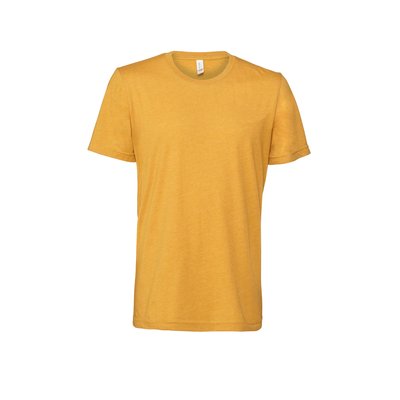 Camiseta hombre algodón poliéster Heather Mustard Xxl