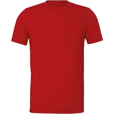 Camiseta hombre algodón poliéster Heather Red M
