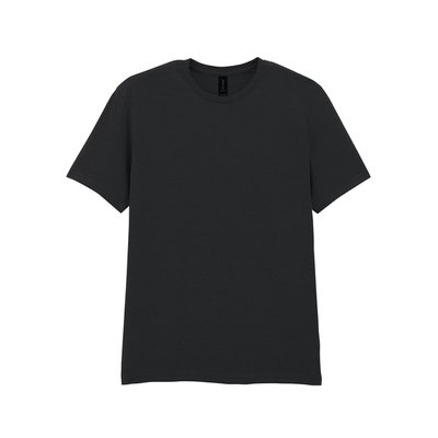 Camiseta hombre algodón preencogido Black L
