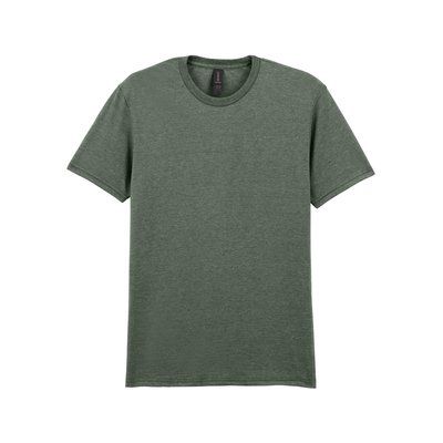Camiseta hombre algodón preencogido Heather Military Green L