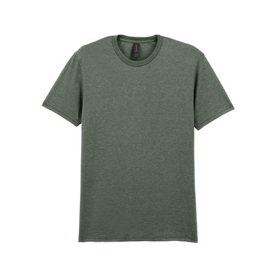 Camiseta hombre algodón preencogido Heather Military Green Xxl