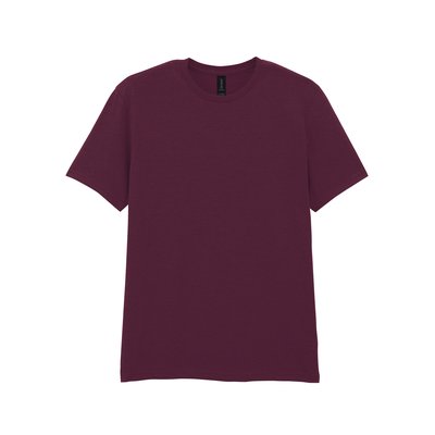 Camiseta hombre algodón preencogido Maroon S