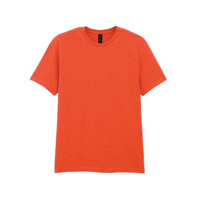 Camiseta hombre algodón preencogido Orange M