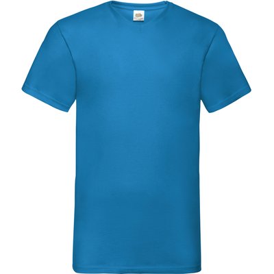 Camiseta hombre cuello de pico Azur Blue XL