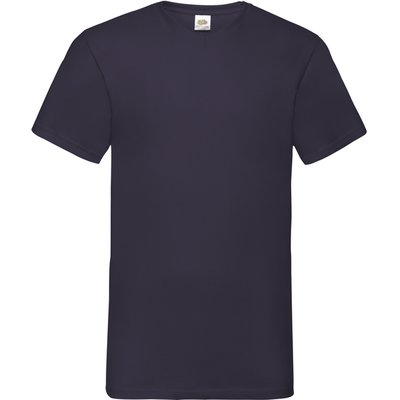 Camiseta hombre cuello de pico Deep Navy 3XL