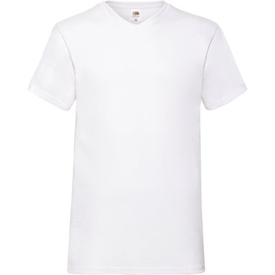 Camiseta hombre cuello de pico White XXL