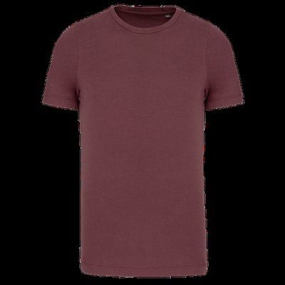 Camiseta hombre cuello redondo algodón 100% Vintage Marsala L
