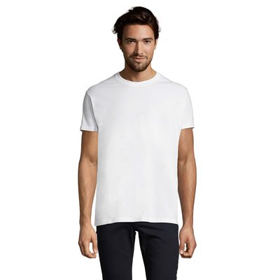 Camiseta Hombre Tubular 100% Algodón Blanco XXL