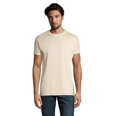 Camiseta Hombre Tubular 100% Algodón Cream XXL