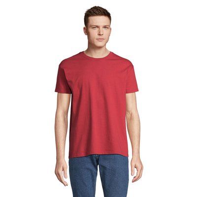 Camiseta Hombre Tubular 100% Algodón Folk Red Twin Xxl