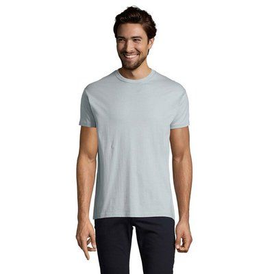Camiseta Hombre Tubular 100% Algodón Ice Blue 3XL